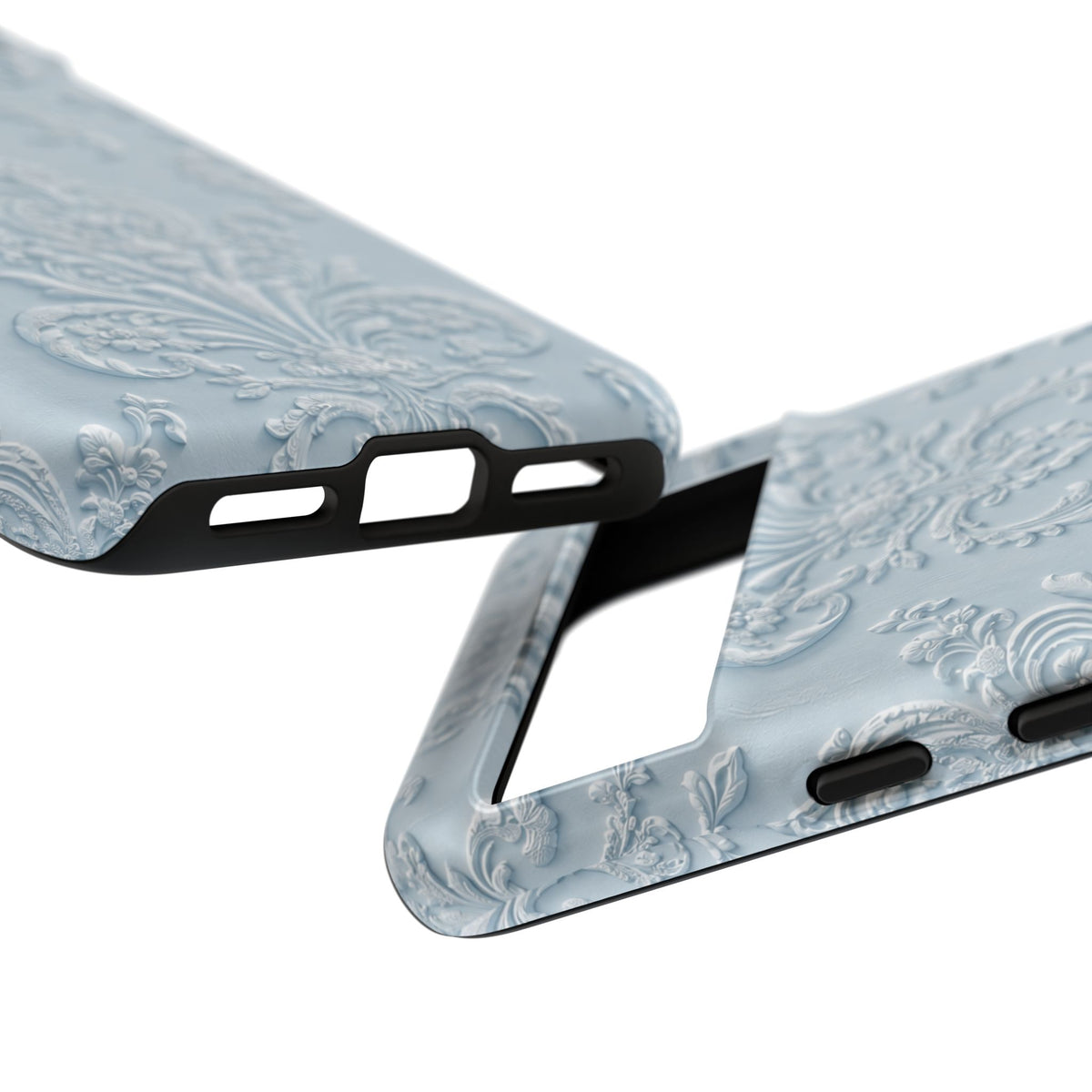 Blue Vintage Pattern Tough Case