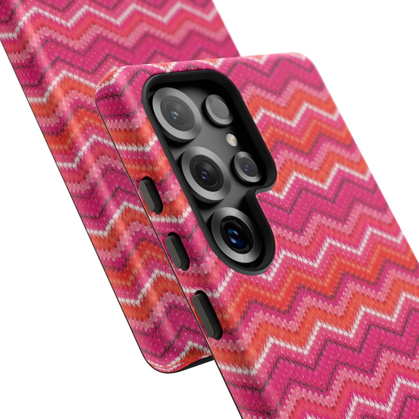 Pink Zigzag Tough Case