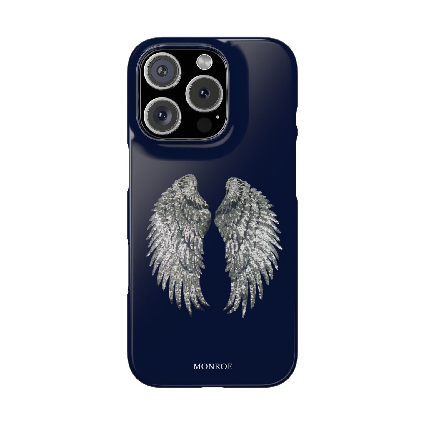 Navy Angel Wings Case