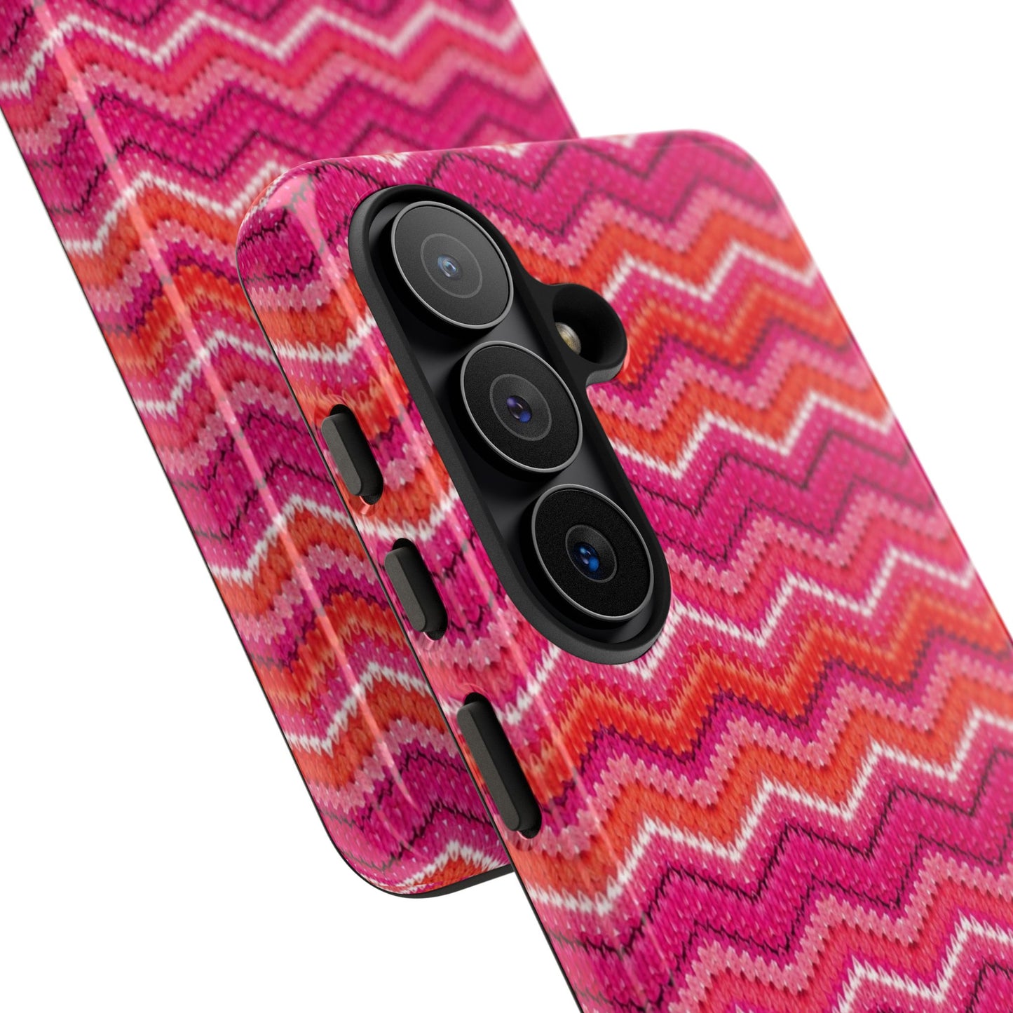 Pink Zigzag Tough Case
