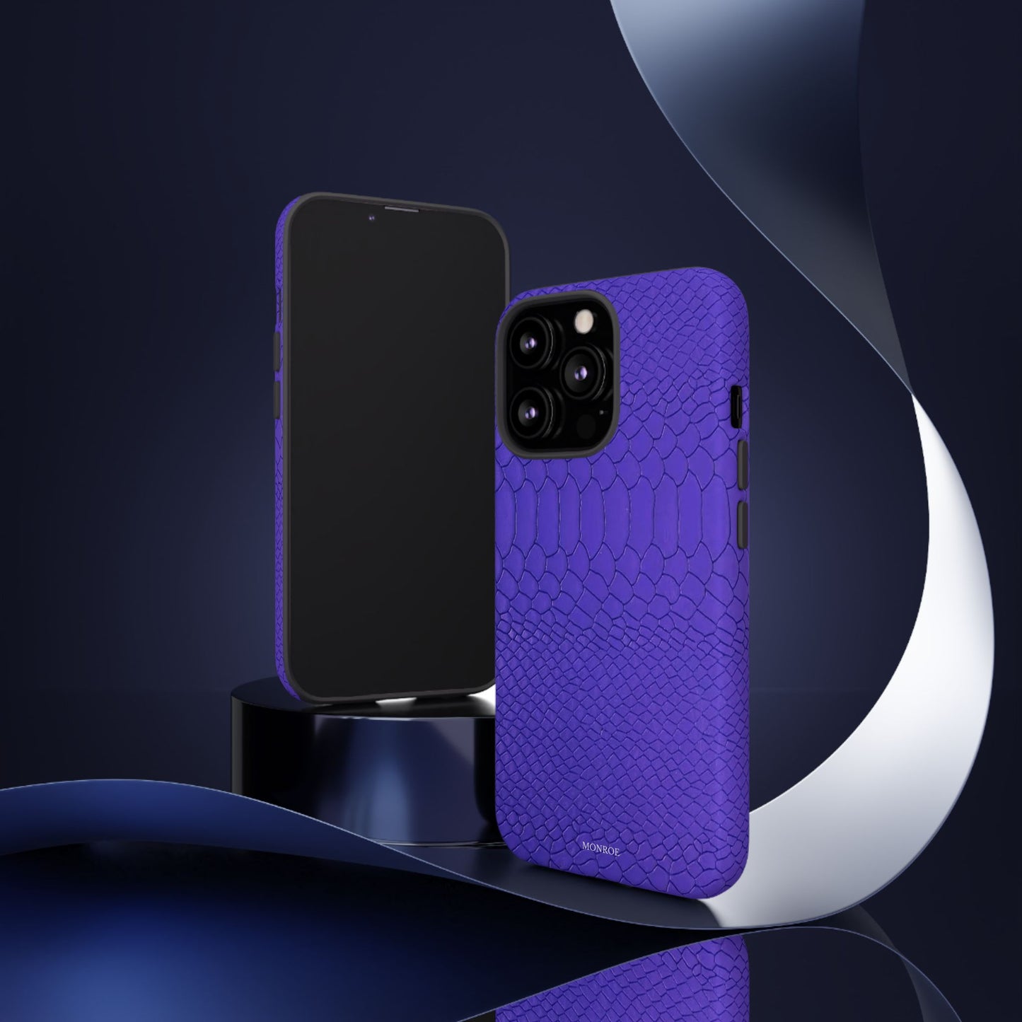 Dark Purple Snake Tough Case