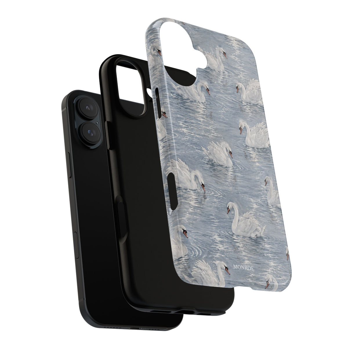 Swan Pattern Tough Case