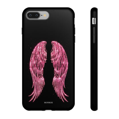 Pink Glitter Angel Tough Case