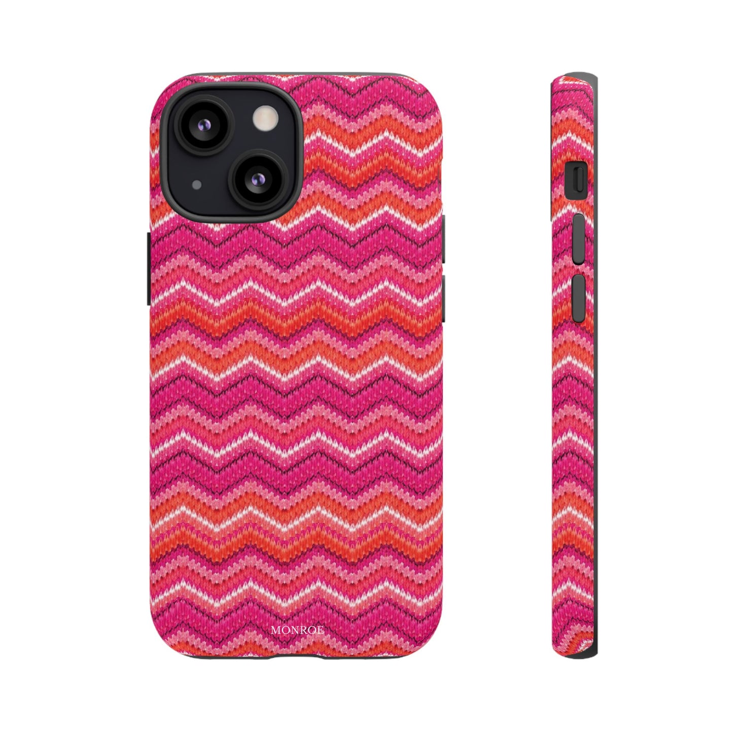 Pink Zigzag Tough Case