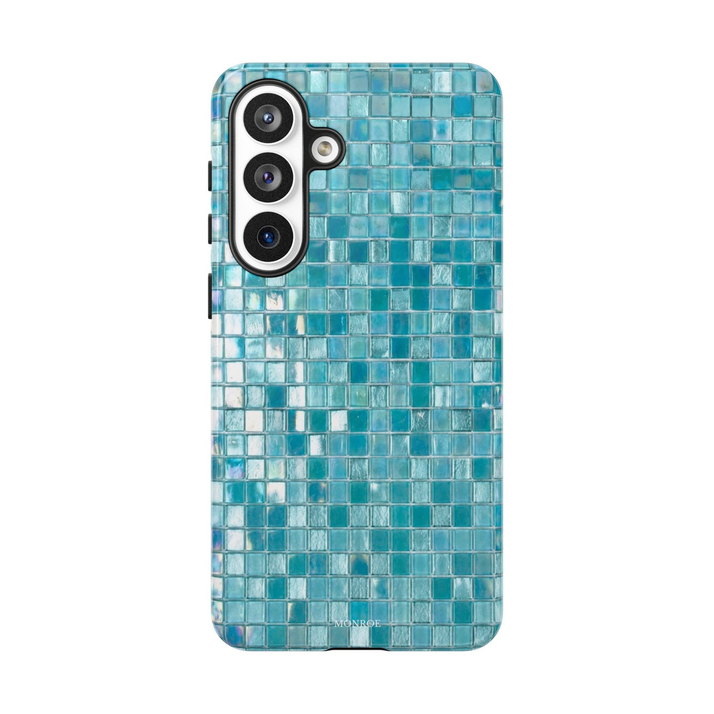 Hot Blue Mosaic Tile Tough Case