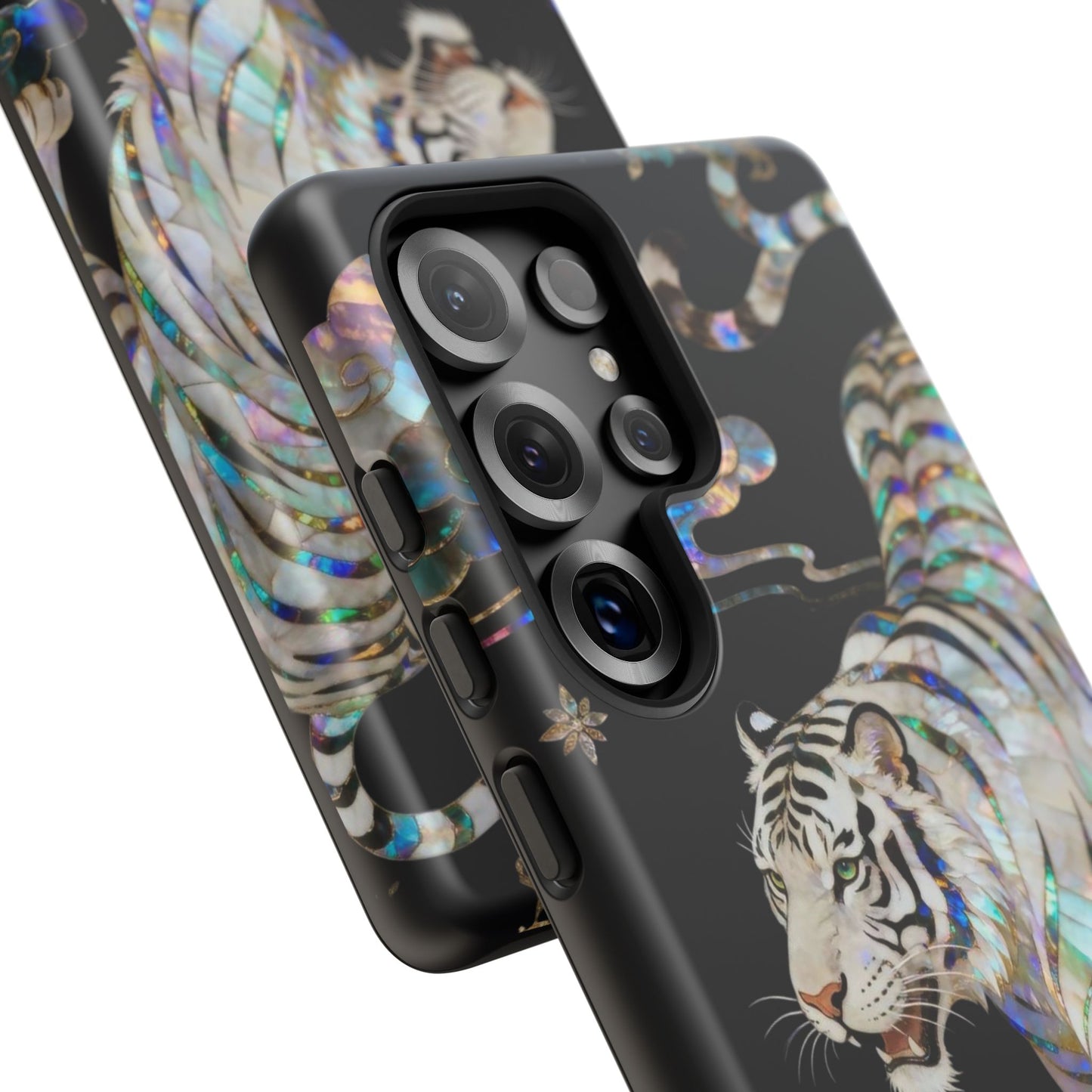 Iridescent White Tiger Tough Case