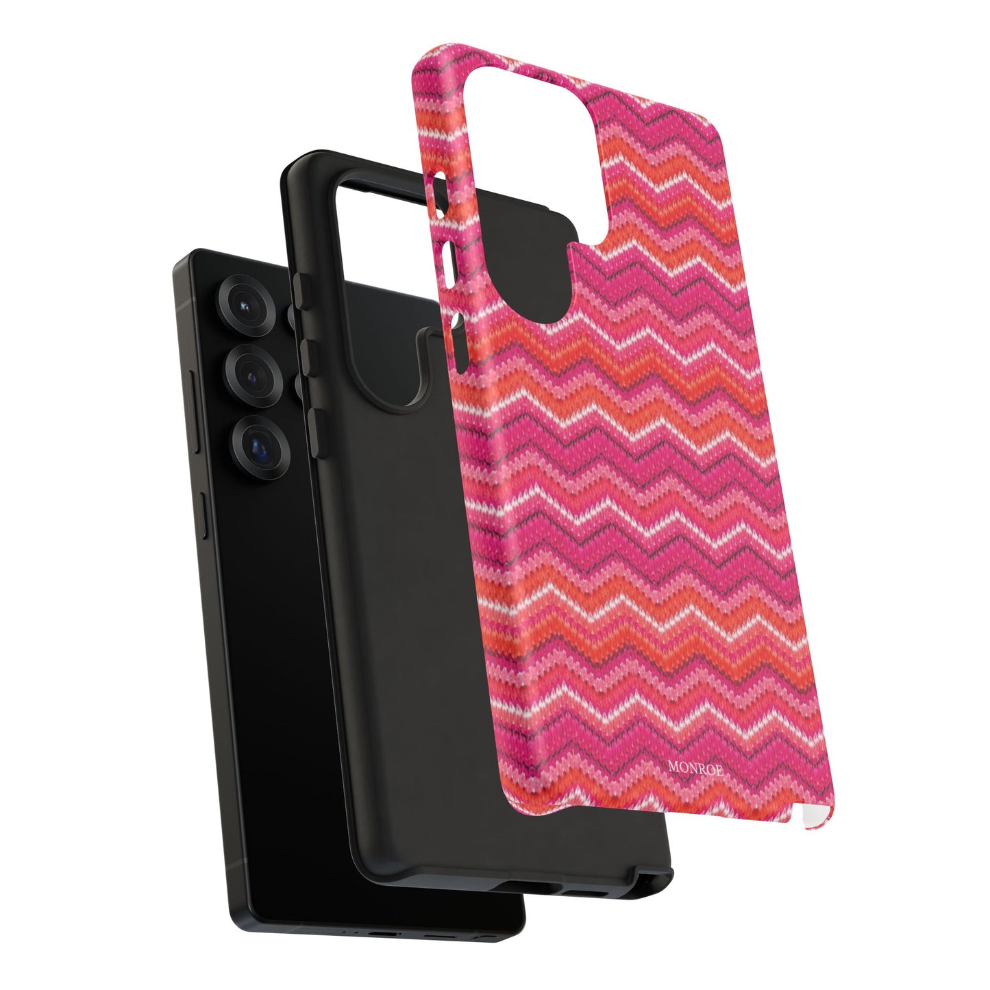 Pink Zigzag Tough Case