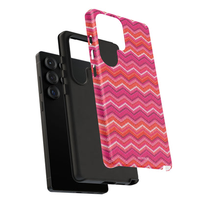 Pink Zigzag Tough Case