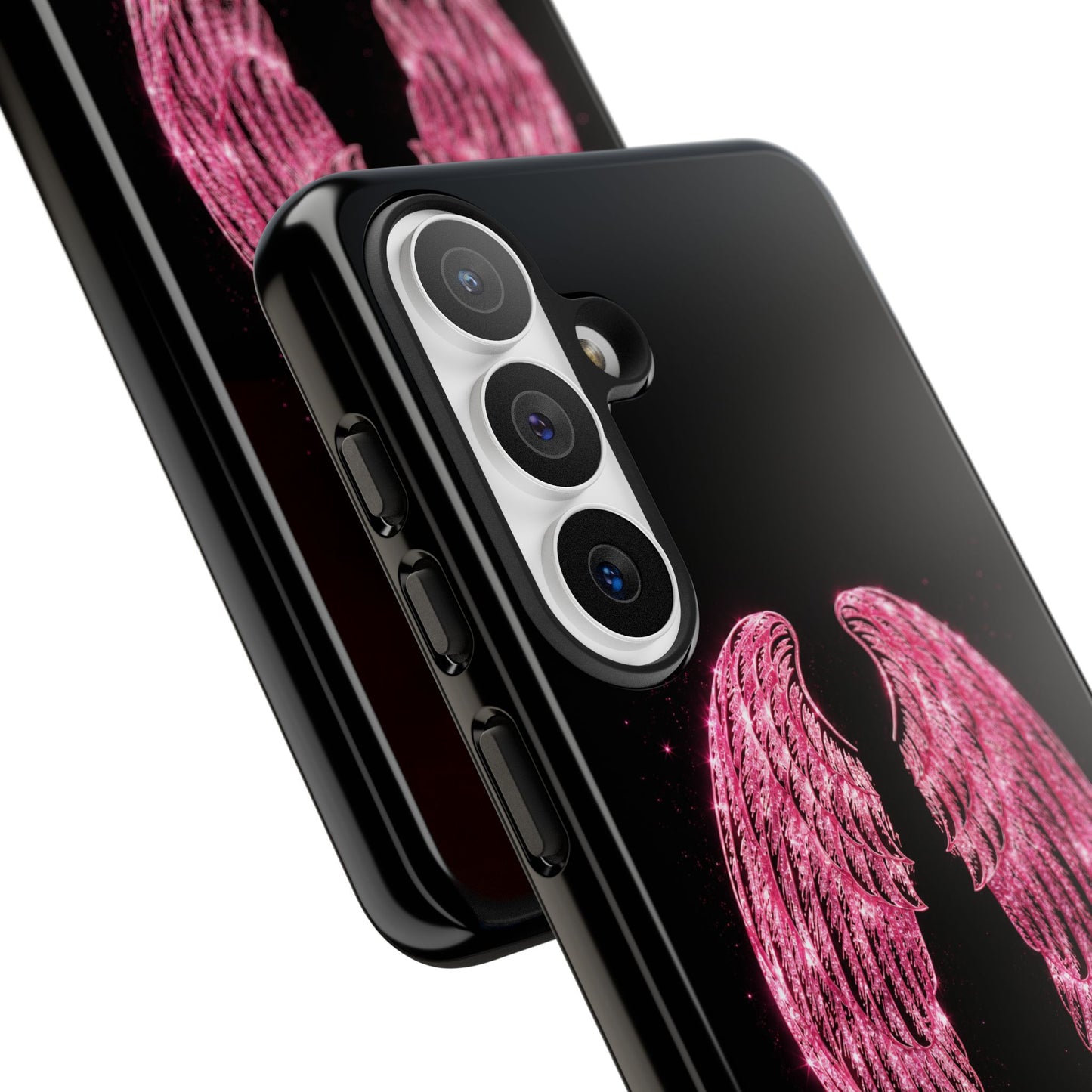 Pink Glitter Angel Tough Case