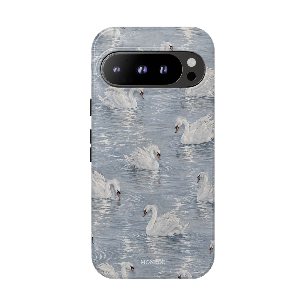 Swan Pattern Tough Case