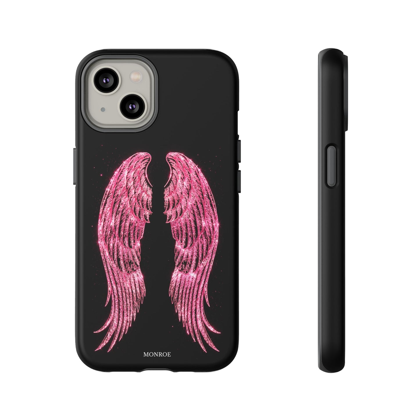 Pink Glitter Angel Tough Case