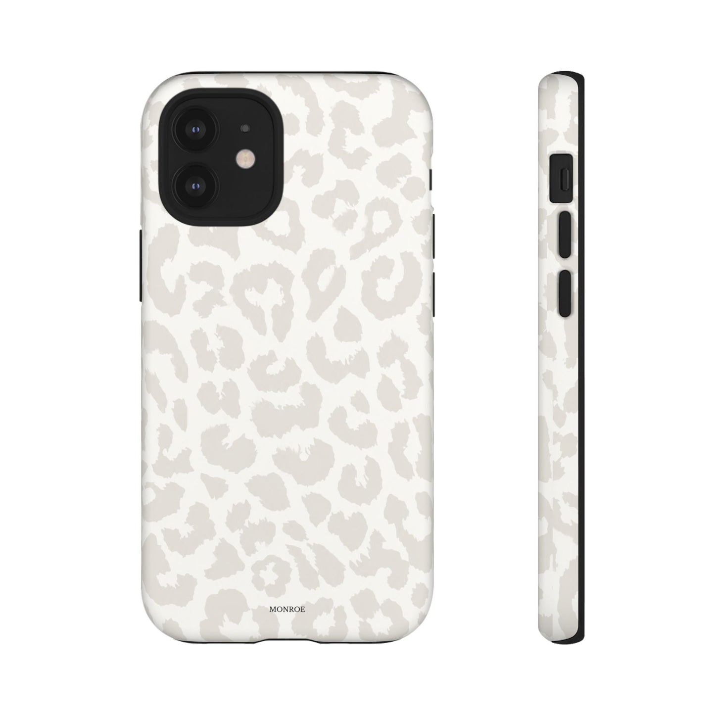 White Leopard Print Tough Case