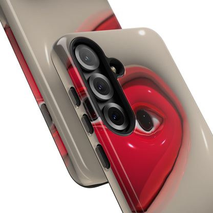 Red Heart Eyes Tough Case