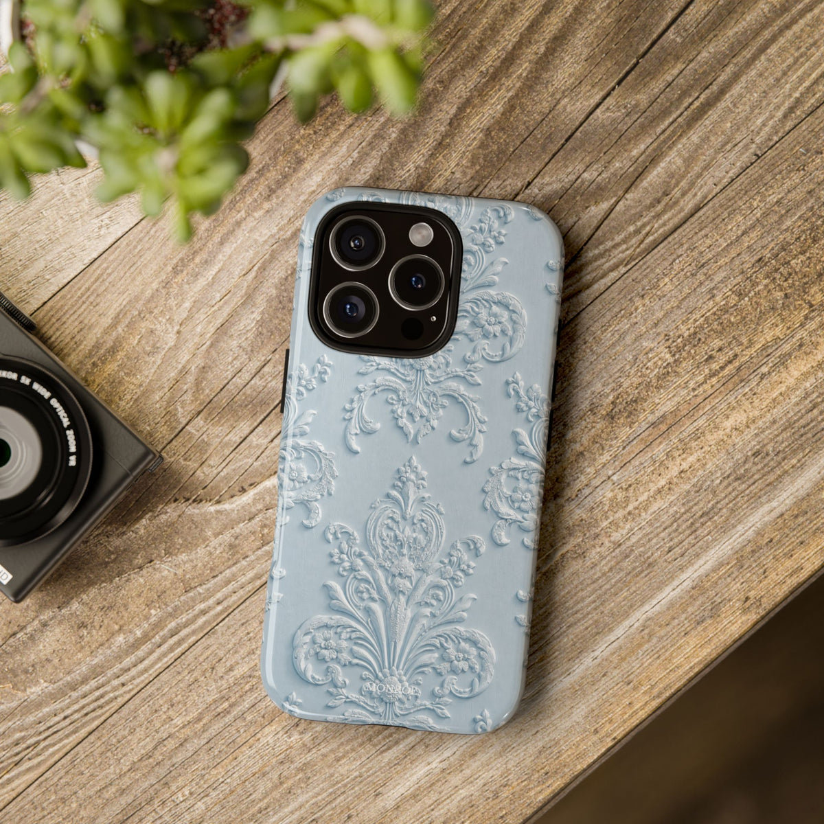 Blue Vintage Pattern Tough Case