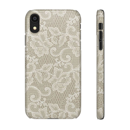 Vintage Beige Lace Case