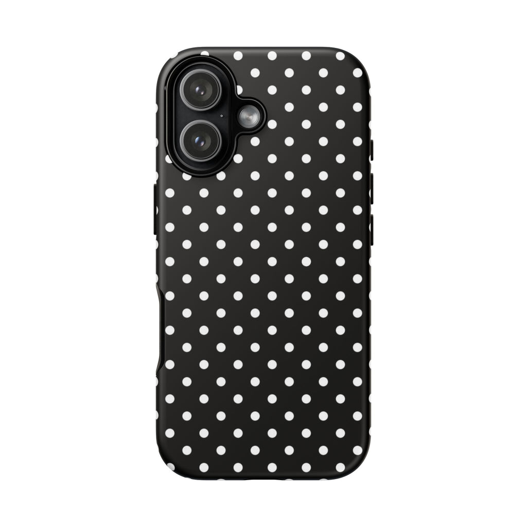 Black Polka Dot Phone Case