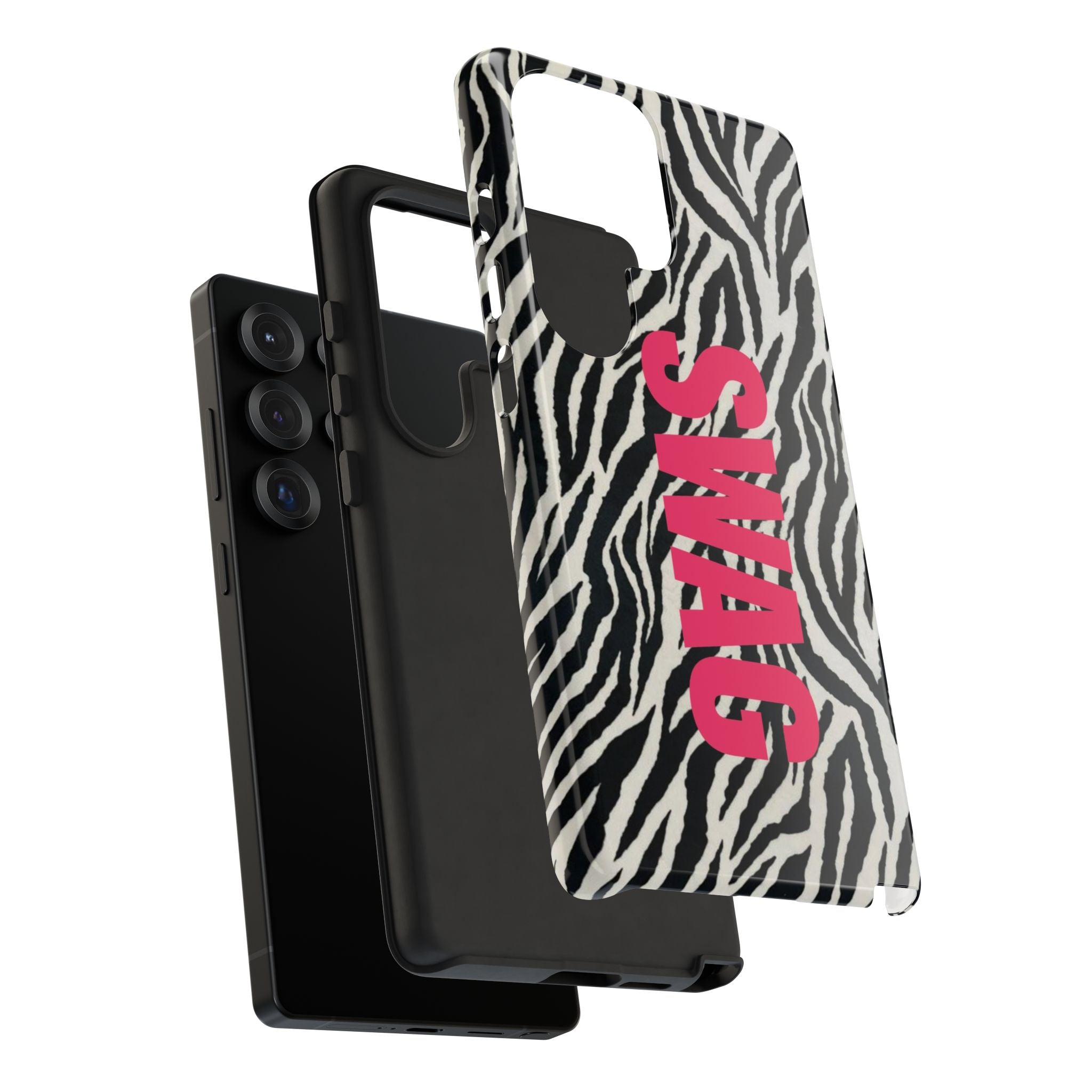 'SWAG' Zebra Print Tough Case