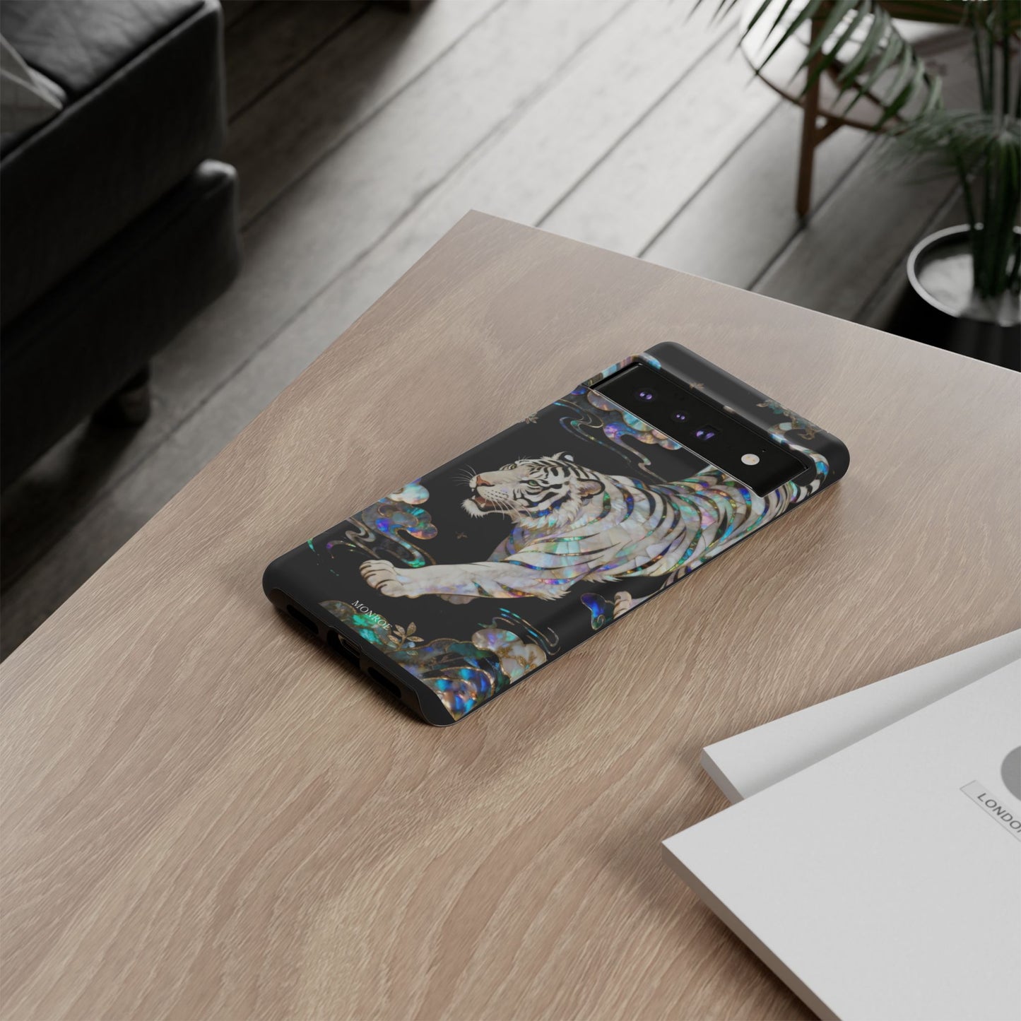 Iridescent White Tiger Tough Case