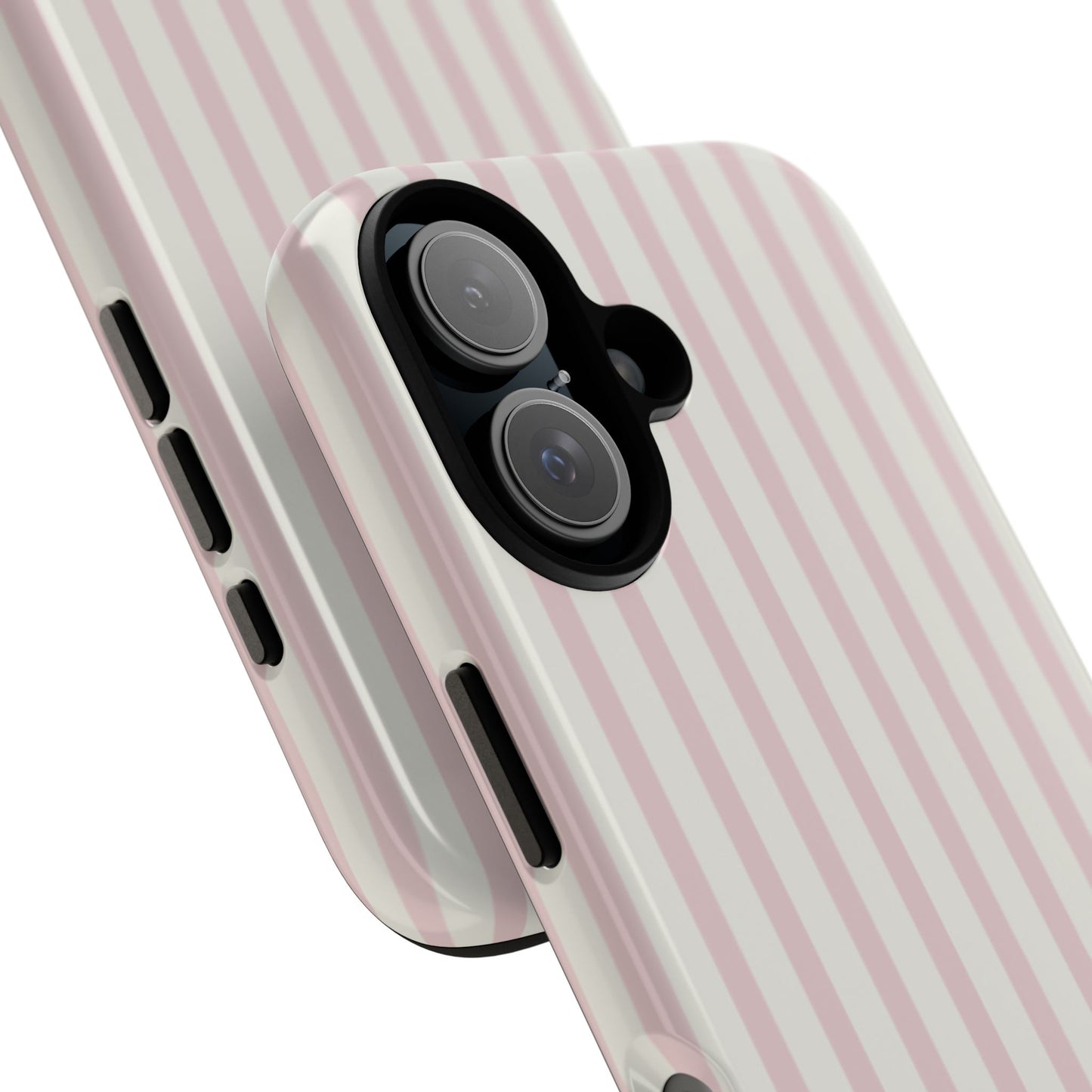 Light Pink Stripe Tough Phone Case