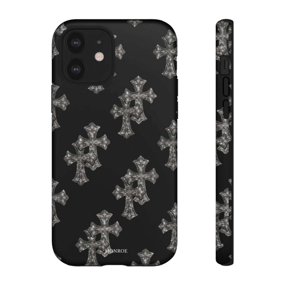 Black Crystal Cross Tough Case