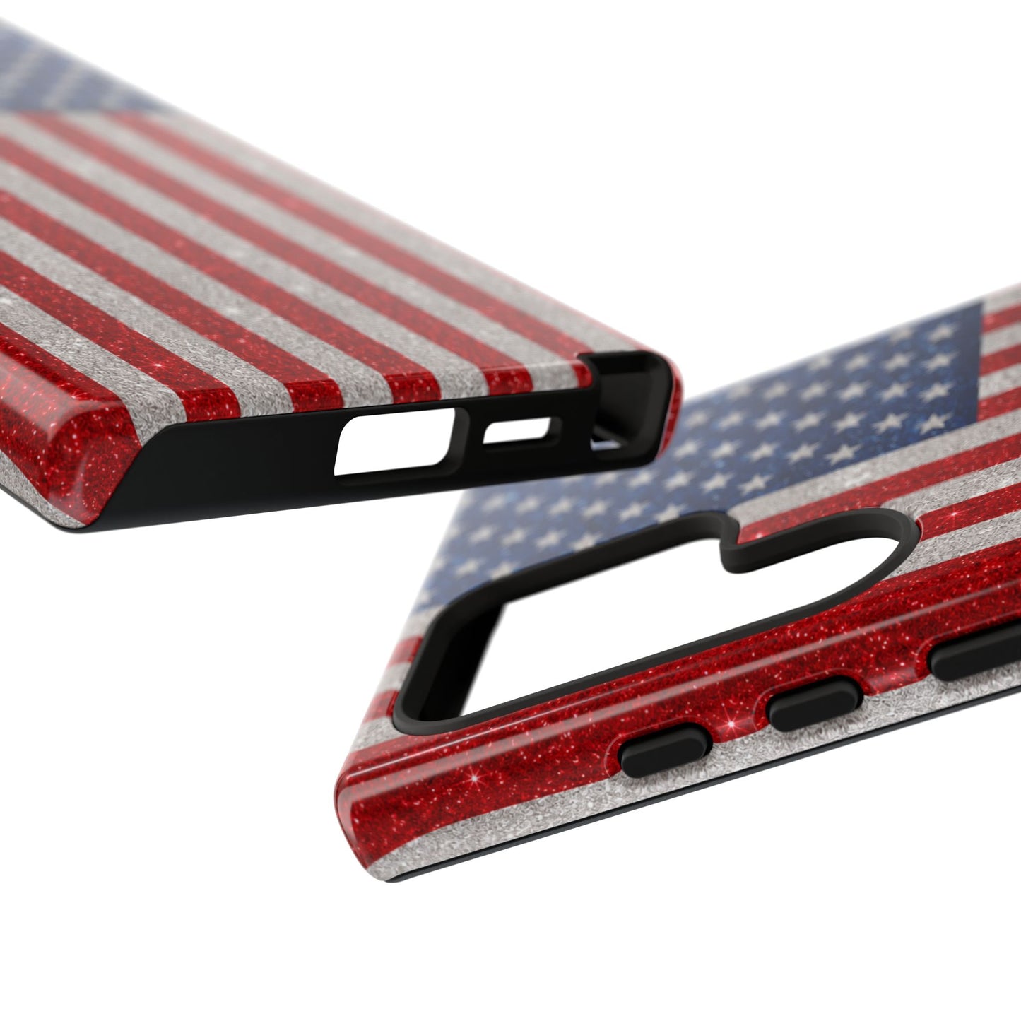 America Glitter Tough Case