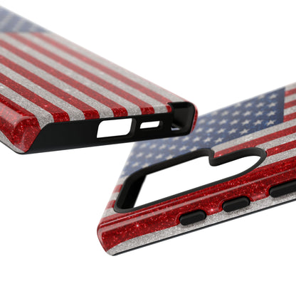 America Glitter Tough Case