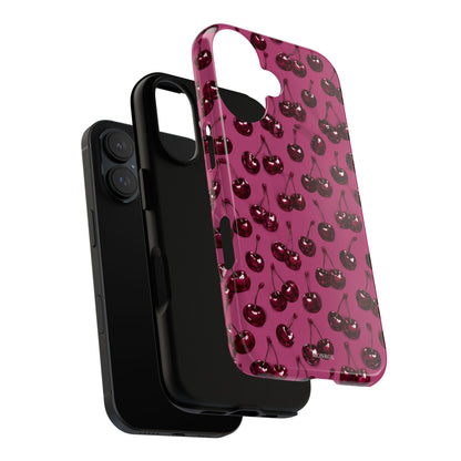 Burgundy Cherries Tough Case