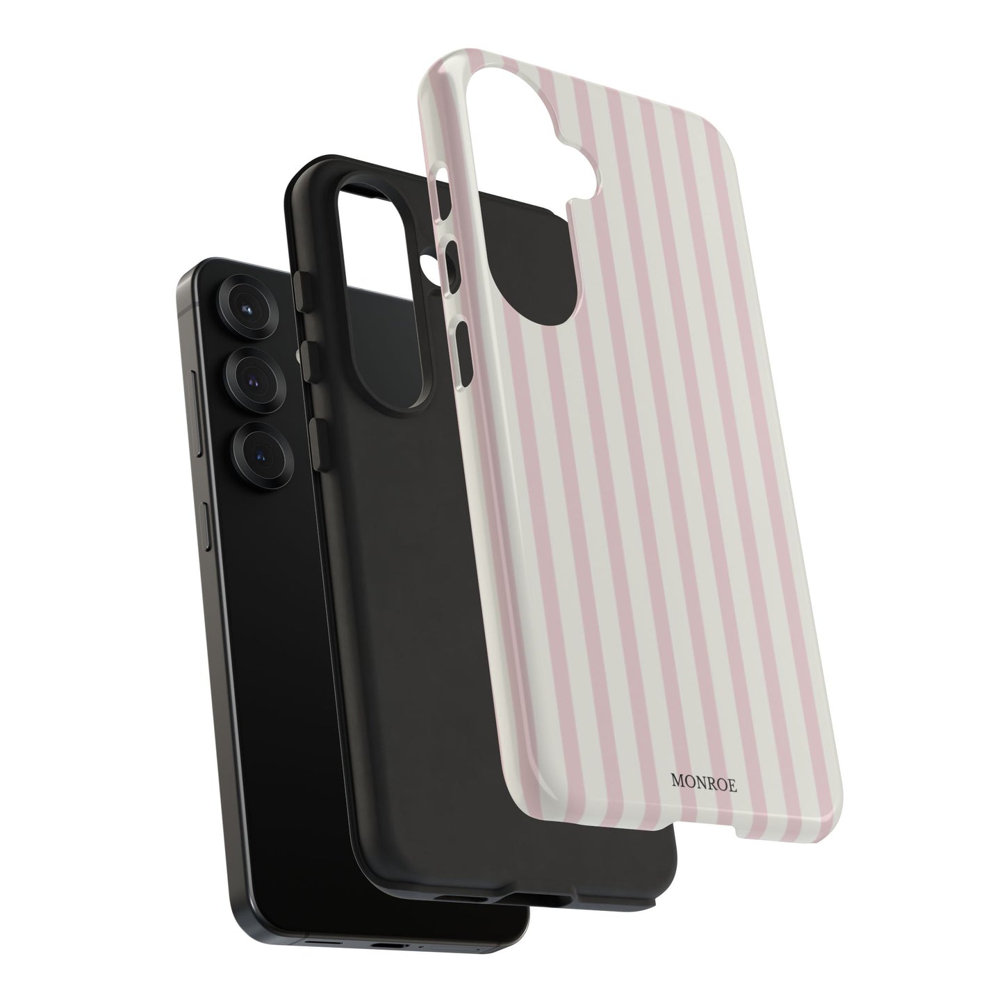 Light Pink Stripe Tough Phone Case