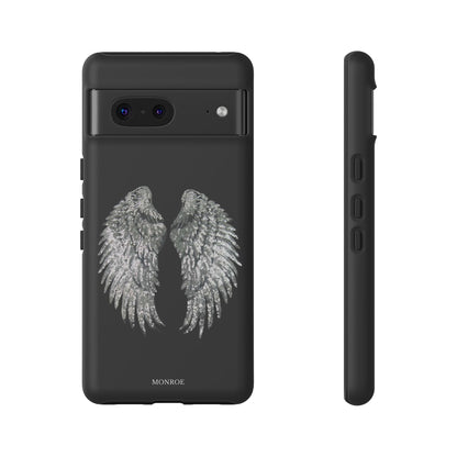 Silver Wings Black Tough Case
