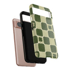 Clover Checker Tough Phone Case