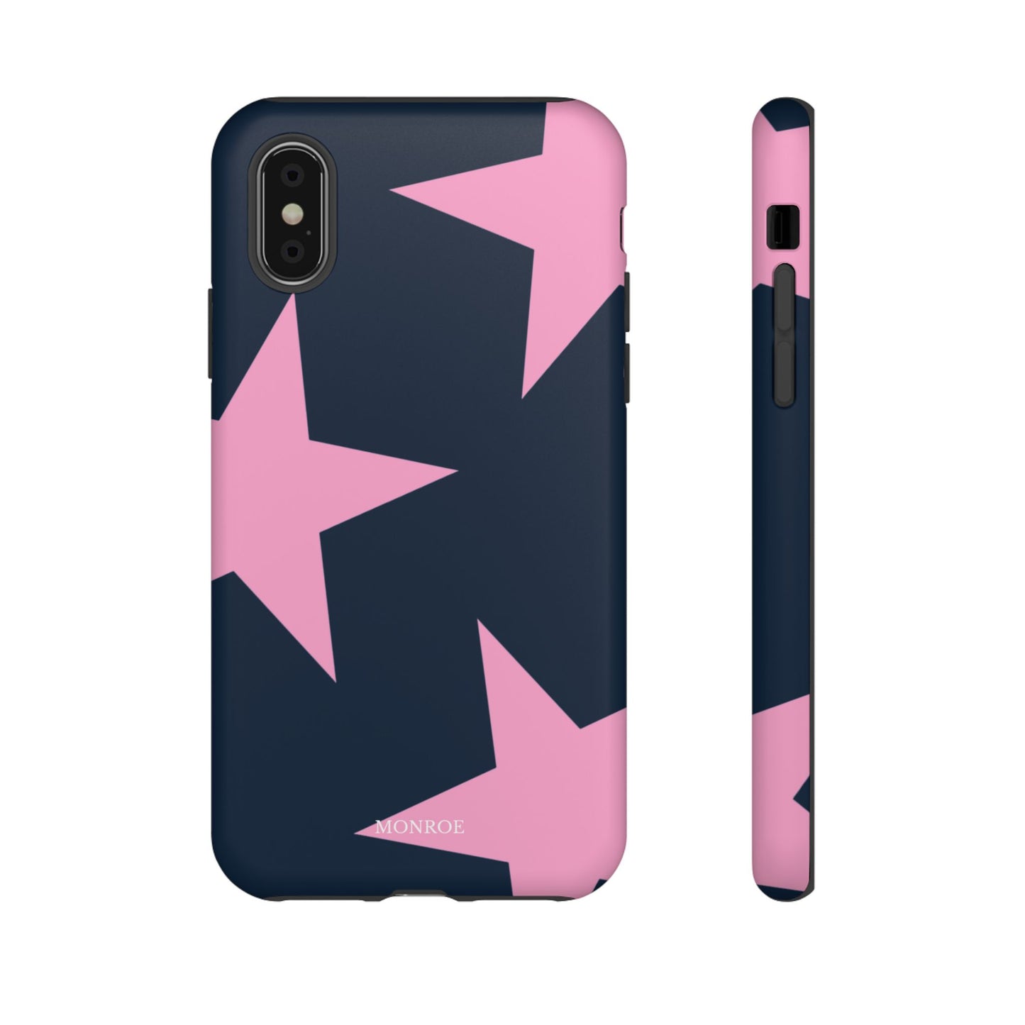 Navy & Pink Star Tough Cover