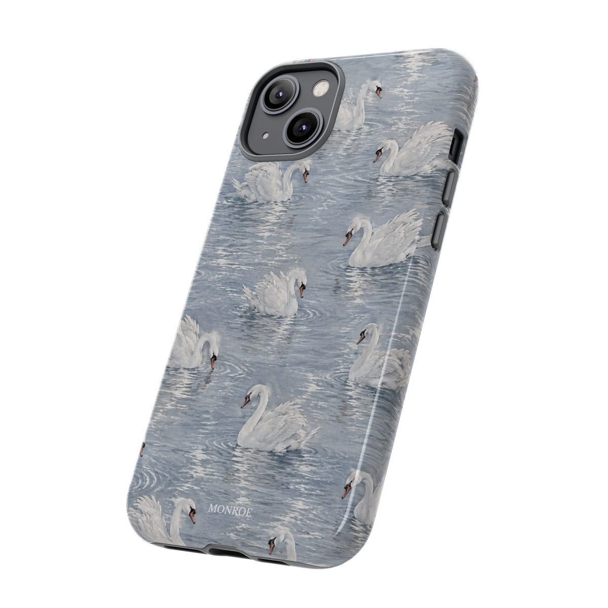 Swan Pattern Tough Case