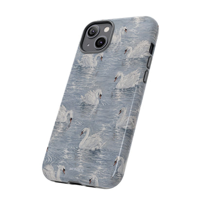 Swan Pattern Tough Case