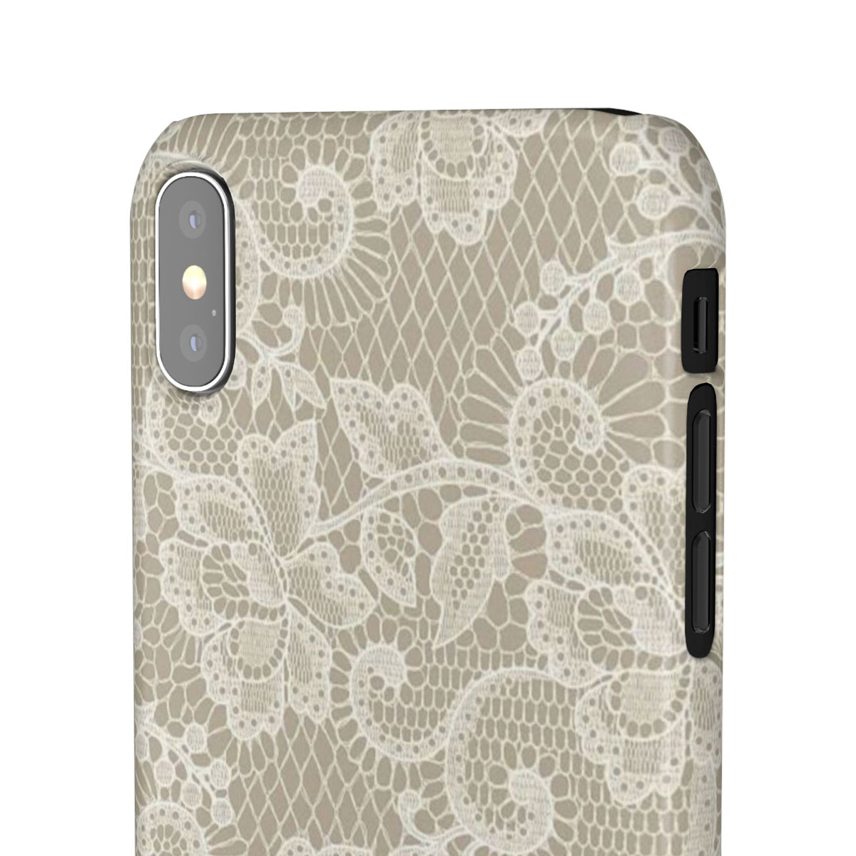 Vintage Beige Lace Case