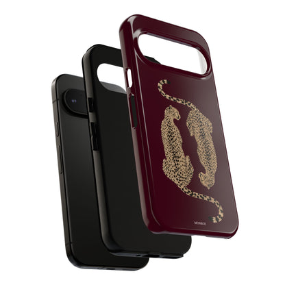 Burgundy Cheetah Tough Case