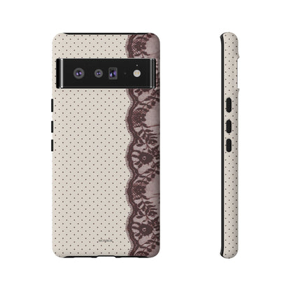 Burgundy Lace Edge Tough Case