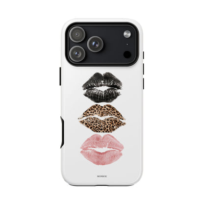 Leopard Glam Lip Tough Case