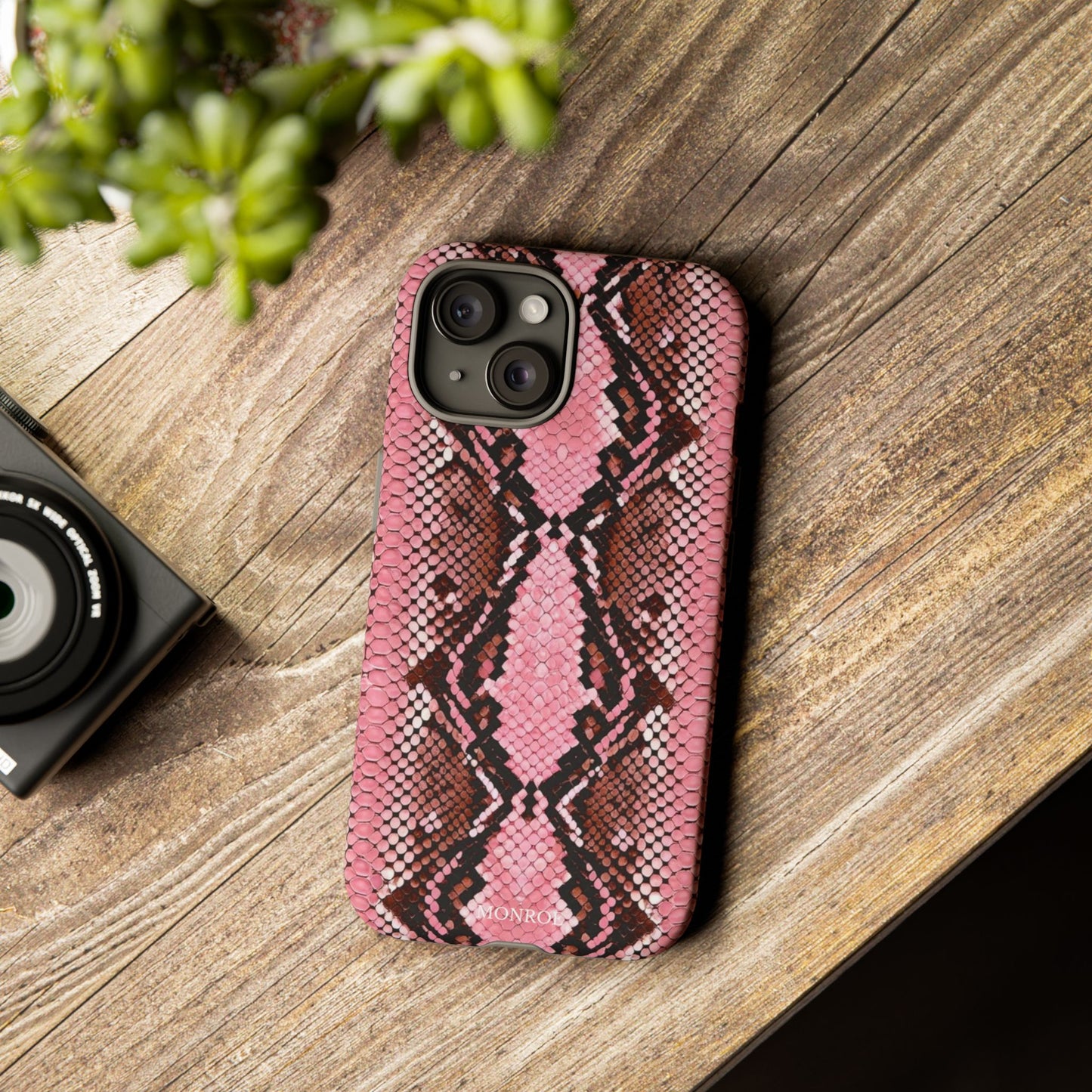 Pink Snake Tough Case