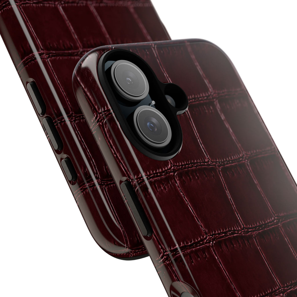 Burgundy Croc Tough Case