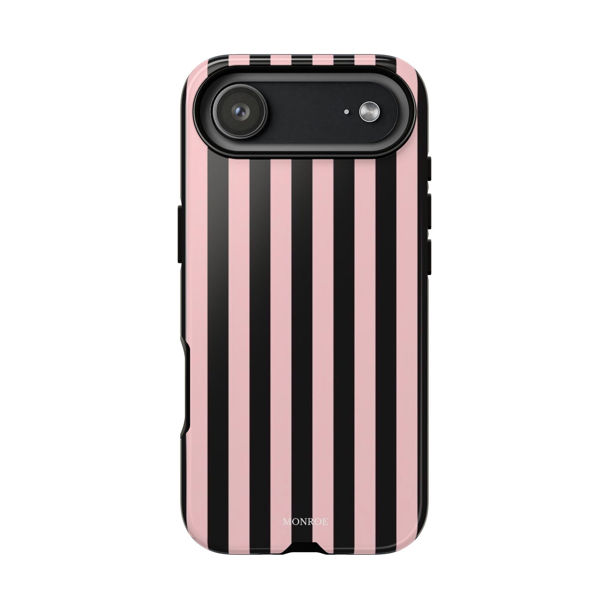 Striped Pink & Black Tough Case
