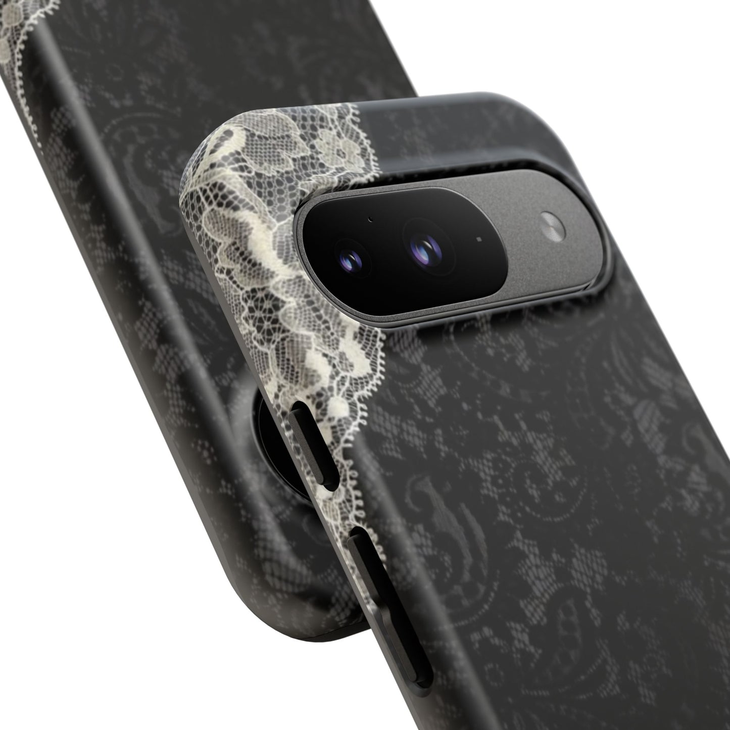 Black & White Edged Tough Case