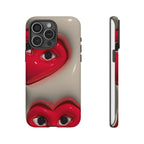 3D Hearts Phone Case