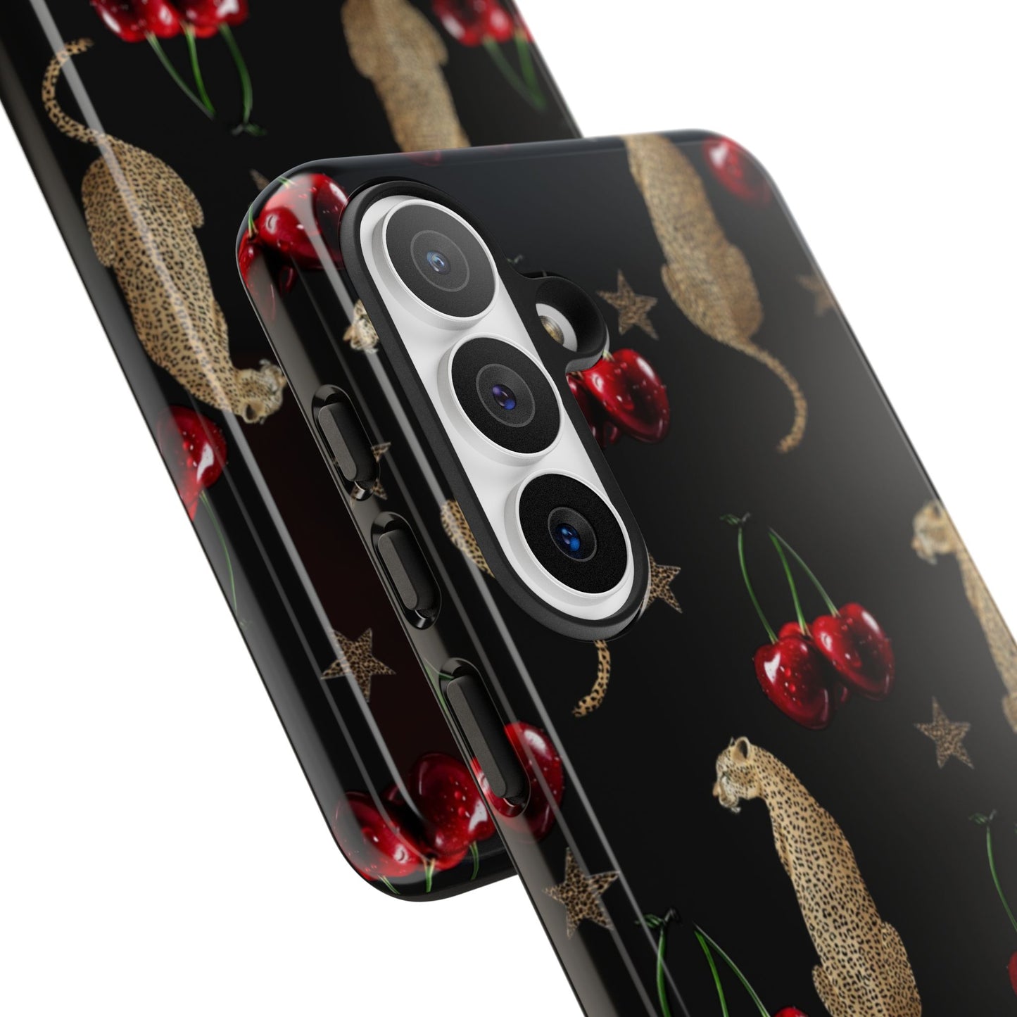 Leopard & Cherry Tough Case