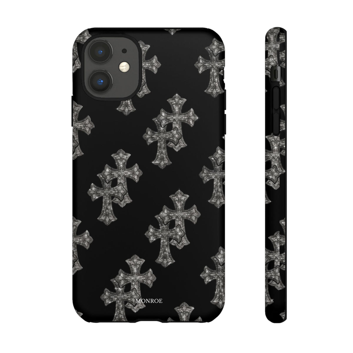 Black Crystal Cross Tough Case