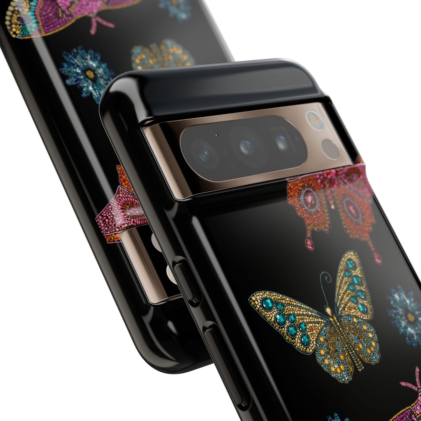 Butterfly Beaded Tough Case