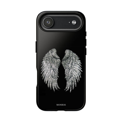 Silver Wings Black Tough Case