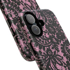 Pink Lace Pattern Tough Phone Case