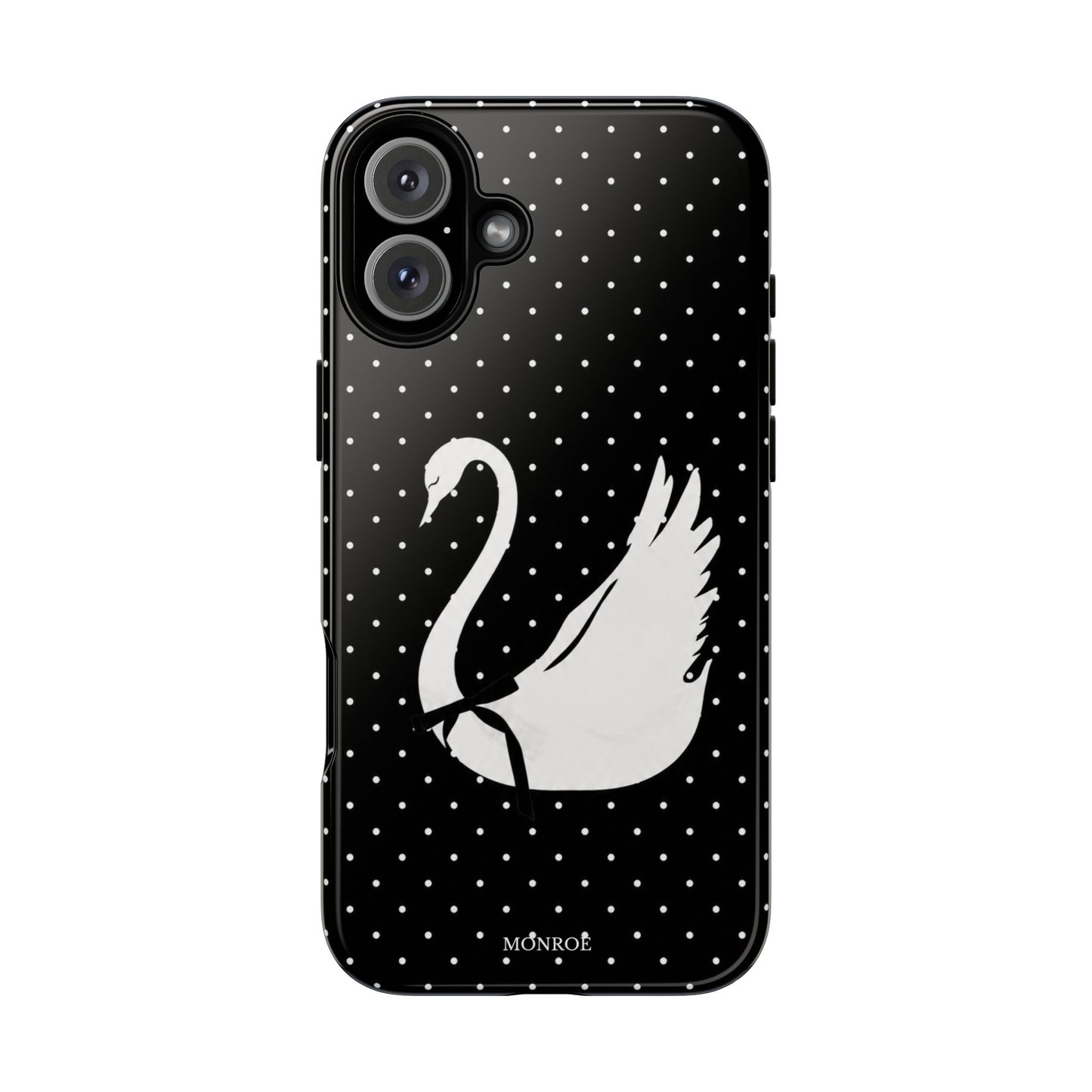 Black Swan Polka Dot Tough Phone Case