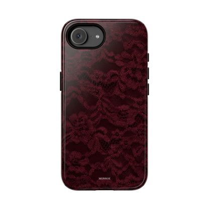 Burgundy Lace Tough Case