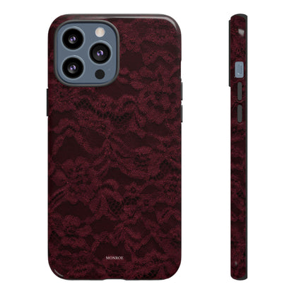 Burgundy Lace Tough Case
